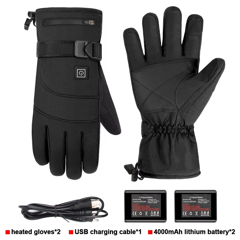Guantes Calefactables – Color Negro