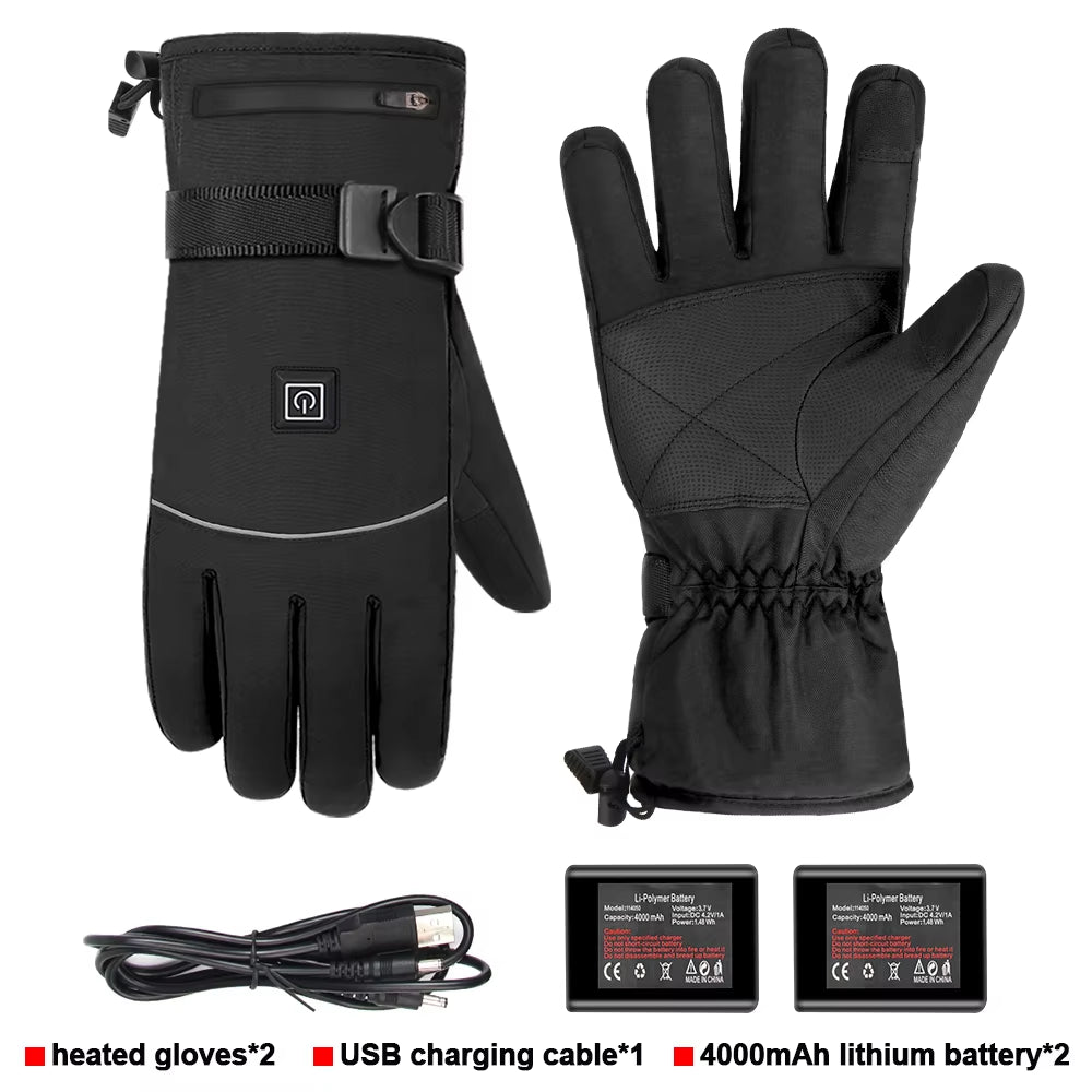 Guantes Calefactables – Color Negro