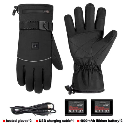 Guantes Calefactables – Color Negro