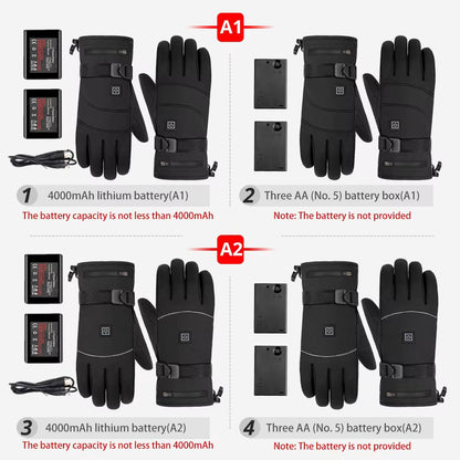 Guantes Calefactables – Color Negro